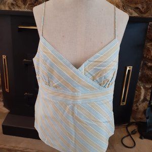 J.Crew Cotton Tank Top Camisole 12 Fully lined